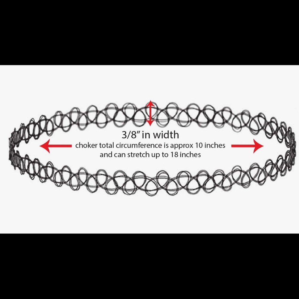 Henna tattoo choker necklace - Picture 2 of 2